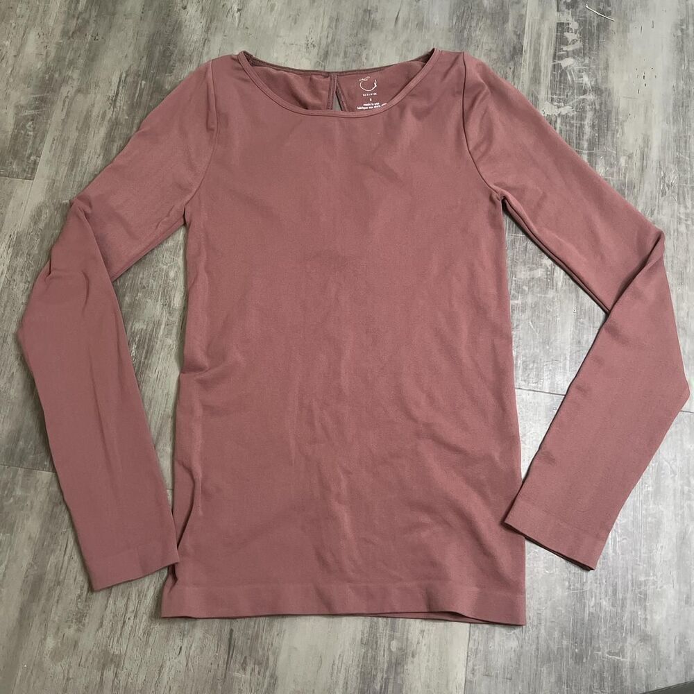 byEloise Crewneck Spandex TShirt Pink Size Small